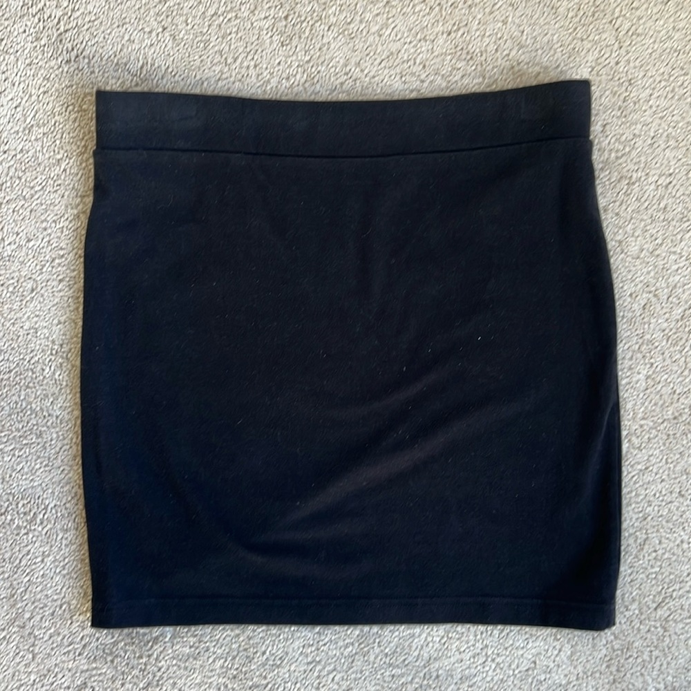 Forever21 Black Slip Bandeau Skirt